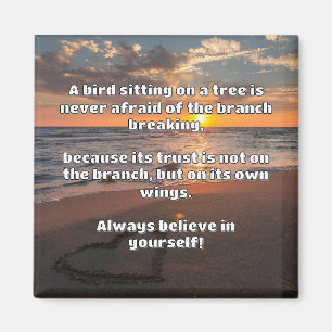 Empath Belief Positive Encouragement Quote Magnet