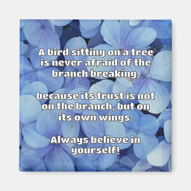 Empath Belief Positive Encouragement Quote Magnet (Framsidan)