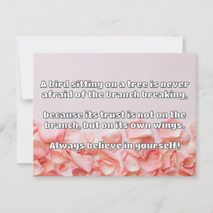 Empath Belief Positive Encouragement Quote Vykort