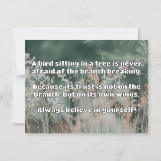 Empath Belief Positive Encouragement Quote Vykort