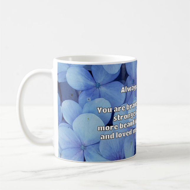 Empath Bravery Positive Encouragement Quote Kaffemugg (Vänster)
