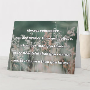 Empath Bravery Positive Encouragement Quote Kort