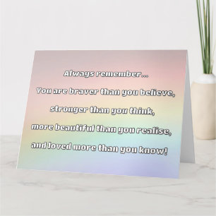 Empath Bravery Positive Encouragement Quote Kort
