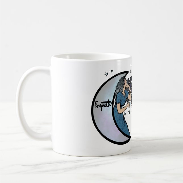 Empath Måne Goddess Kaffemugg (Vänster)