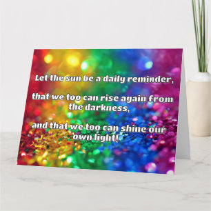 Empath Shine Positive Encouragement Quote Kort