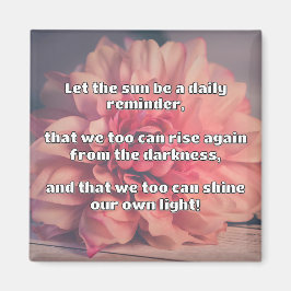 Empath Shine Positive Encouragement Quote Magnet