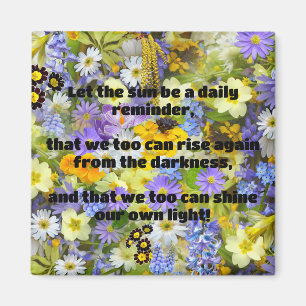 Empath Shine Positive Encouragement Quote Magnet