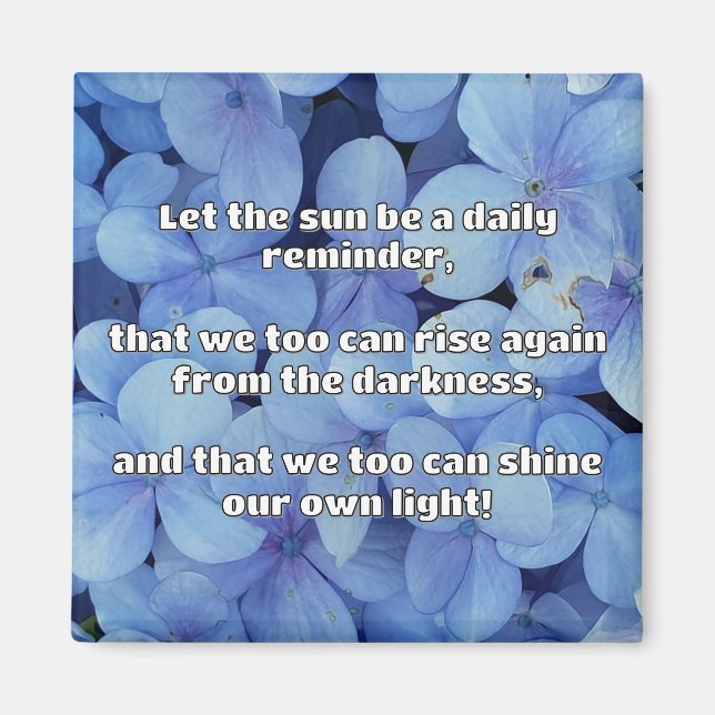 Empath Shine Positive Encouragement Quote Magnet (Framsidan)