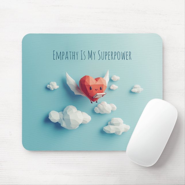 Empathy är min superpower UX Mouse Pad Musmatta (Med mus)