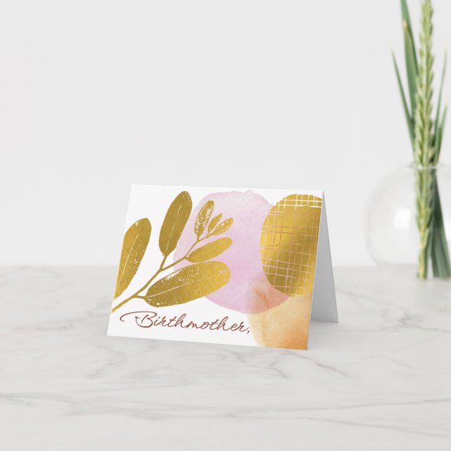 Empathy Birthmother's Day-kort  Kort (Framsida)