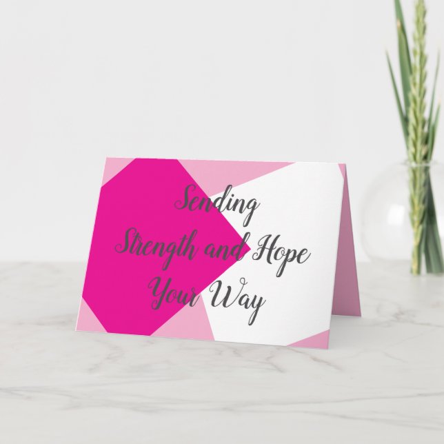 Empathy Card för support och uppmuntran Meddelande (Framsida)