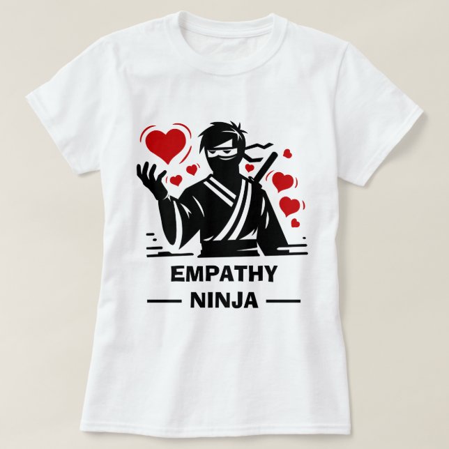 Empathy Ninja T-shirt (Design framsida)