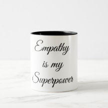 Empati är min supermakt Mugg