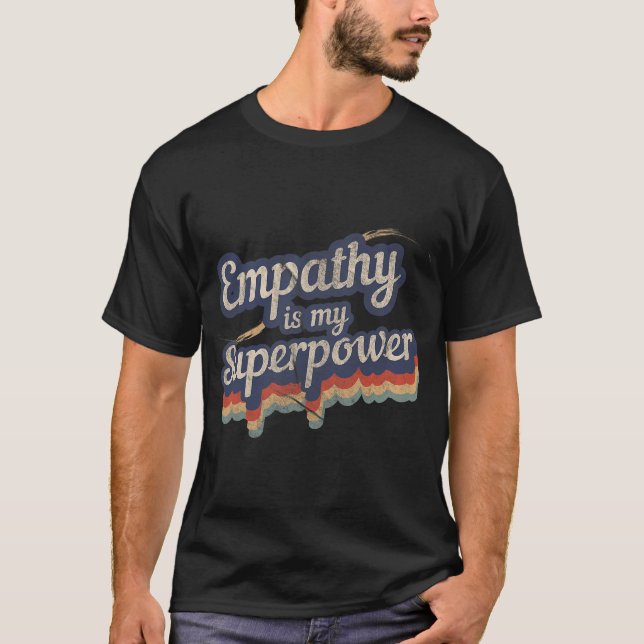 Empati är min supermakt T-Shirt Empathy Teacher S (Framsida)