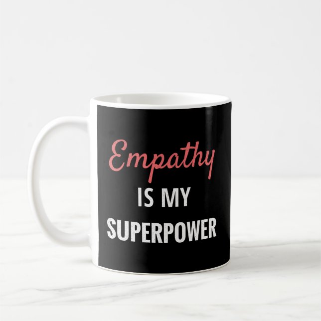 Empati är min supermaktsintroduktion Empic Empa Kaffemugg (Vänster)