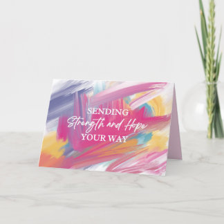 Empatikort för patienter med cancer och sjukdom meddelande