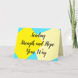 Empatikort för patienter med cancer och sjukdom meddelande