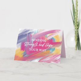 Empatikort för patienter med cancer och sjukdom meddelande