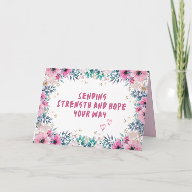 Empatikort - Sjukdom, förlust av förlorade lån Meddelande (Framsida)