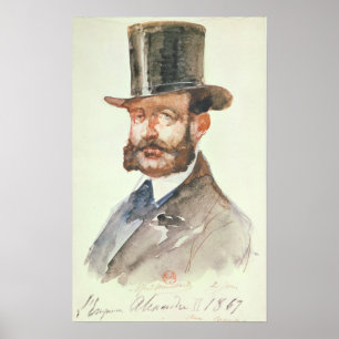 Emperor Alexander II på Tävling Poster