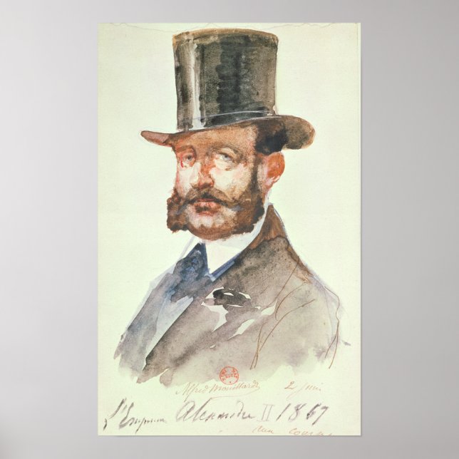 Emperor Alexander II på Tävling Poster (Framsidan)