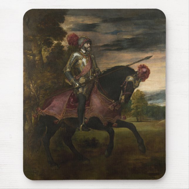 Emperor Charles V om Horseback (av titian) Musmatta (Framsidan)