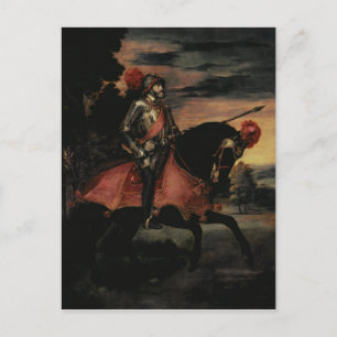 Emperor Charles V på Horseback Vykort