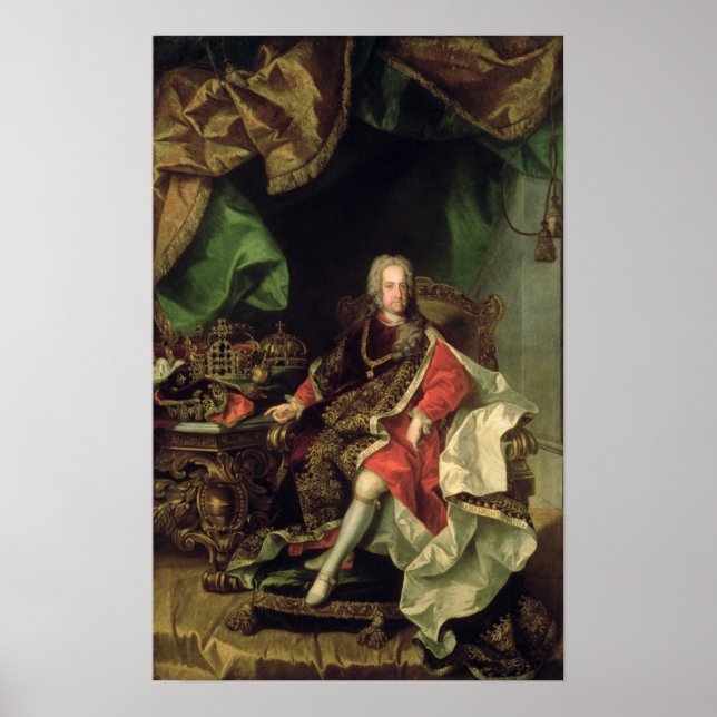 Emperor Charles VI , c.1730, Poster (Framsidan)
