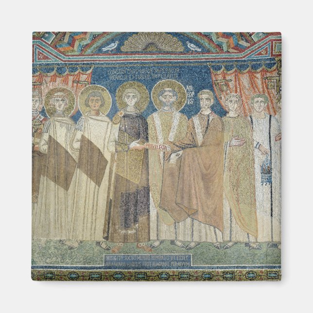 Emperor Constantine IV beviljar skatteimmunitet Magnet (Framsidan)