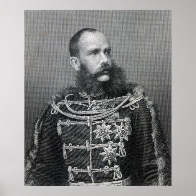 Emperor Franz Joseph I av Österrike Poster (Framsidan)