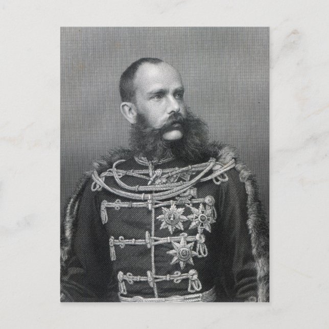 Emperor Franz Joseph I av Österrike Vykort (Framsida)