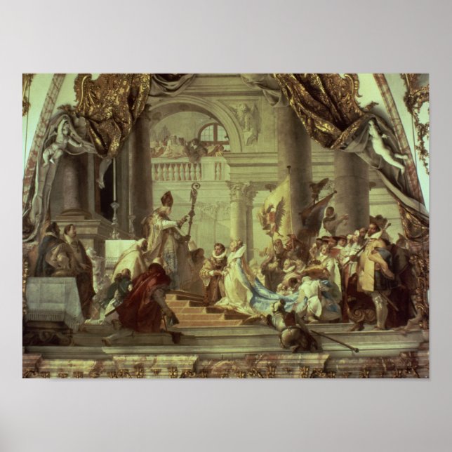 Emperor Frederick Barbarossas bröllop Poster (Framsidan)