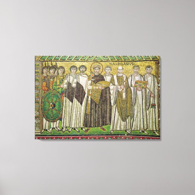 Emperor Justinian I Canvastryck (Framsida)