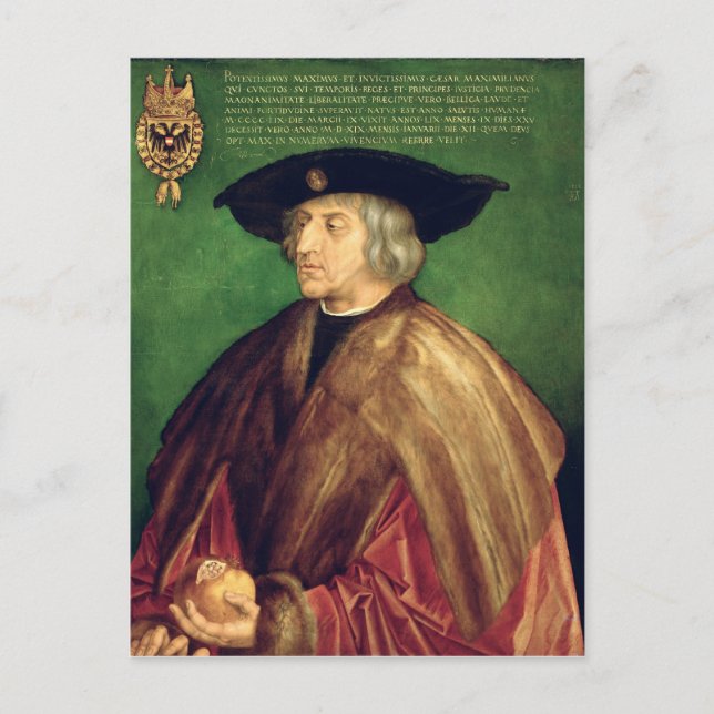Emperor Maximilian I Vykort (Framsida)