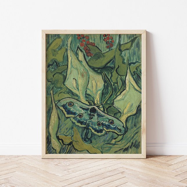 Emperor Moth | Vincent van Gogh Poster (Skapare uppladdad)
