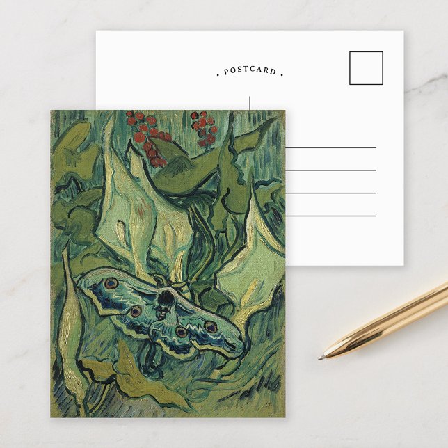 Emperor Moth | Vincent van Gogh Vykort (Skapare uppladdad)