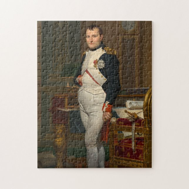 Emperor Napoleon 1812 av Jacques-Louis David Pussel (Vertikal)