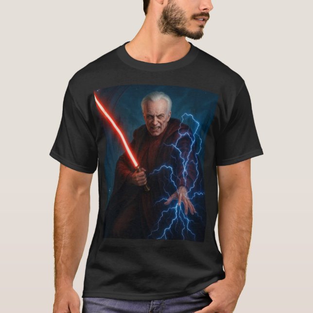 Emperor Palpatine – Power of the Dark Side T Shirt (Framsida)