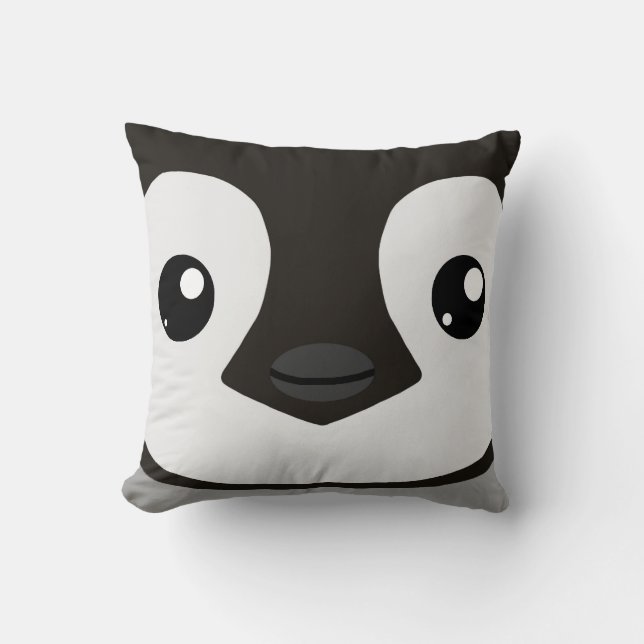 Emperor Penguin Chick Pillow Kudde (Framsida)