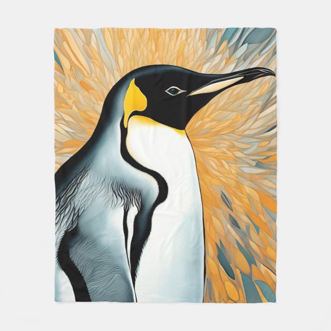 Emperor Penguin Fleecefilt (Framsidan)
