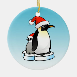 Emperor Penguin-jul Julgransprydnad Keramik