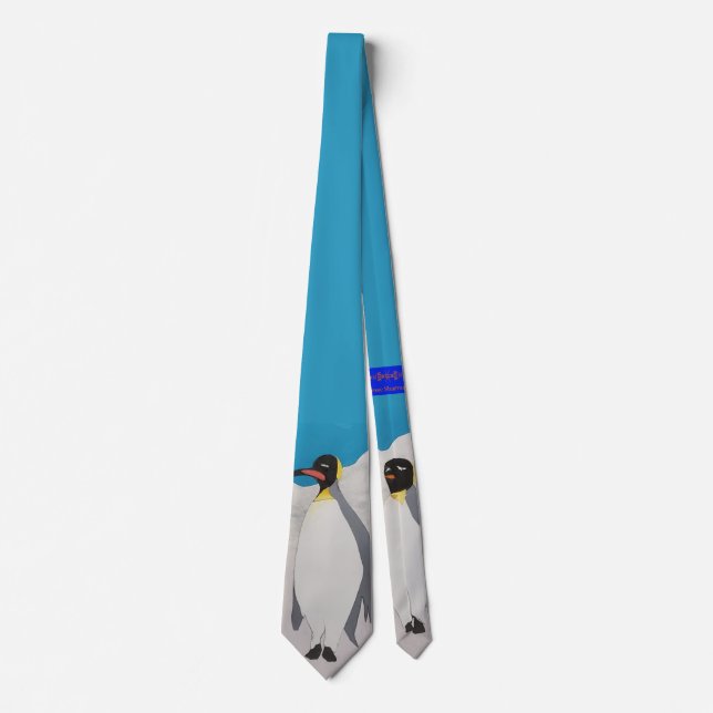 Emperor Penguin Necktie Slips (Framsida)