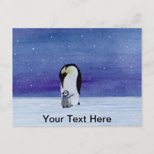 Emperor Penguin Vykort
