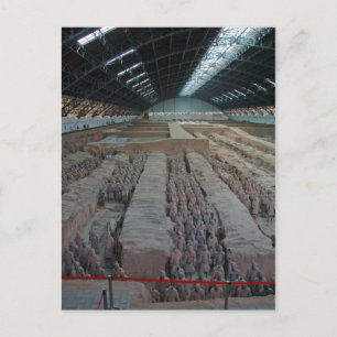 Emperor Qins terracotta Army Xian China Vykort