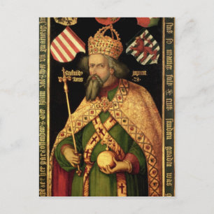 Emperor Sigismund, Heliga Roman Emperor Vykort