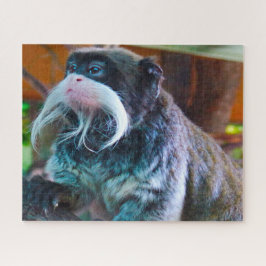 Emperor Tamarins Monkey. Pussel