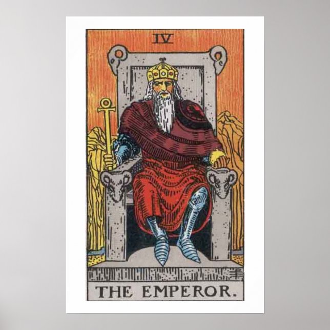 Emperor Tarot Card Poster (Framsidan)