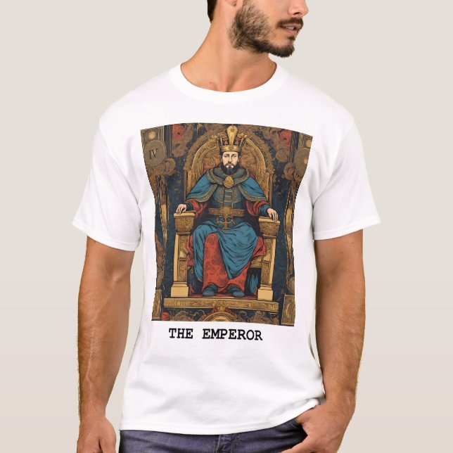 EMPEROR - TAROT CARD T SHIRT (Framsida)