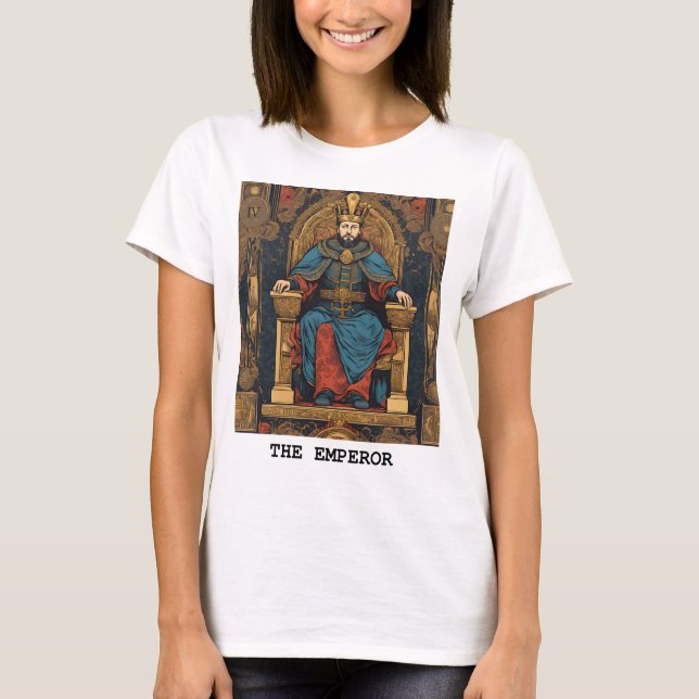 EMPEROR - TAROT CARD T SHIRT (Framsida)