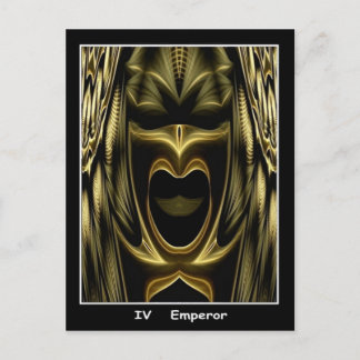 Emperor Tarot Card Vykort